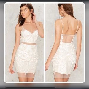 Nasty Gal Tulle Lace Dress